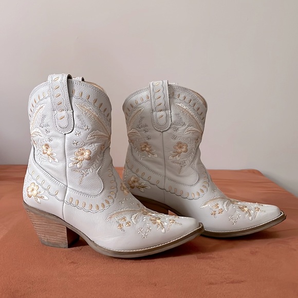 Dingo Primrose Western Boots Size 7 - Picture 2 of 4